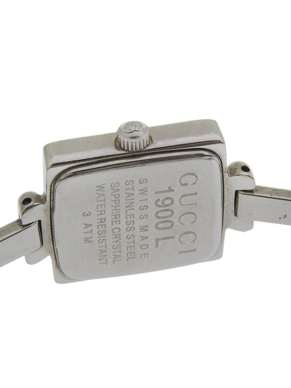 Gucci Stainless Steel Quartz Analog Display Black Dial Watch - Picture 7 of 10